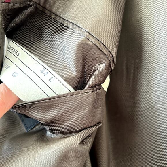 Vintage Hunt Valley 2-Piece Wool Suit Size 44 Brown Made in USA Sport Coat Pants - Picture 15 of 16